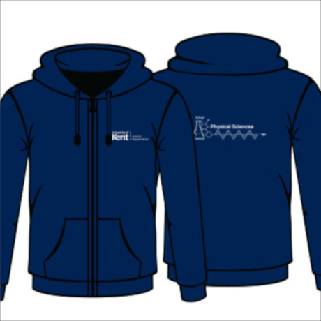 Physical Science Navy Zipped Hoodie