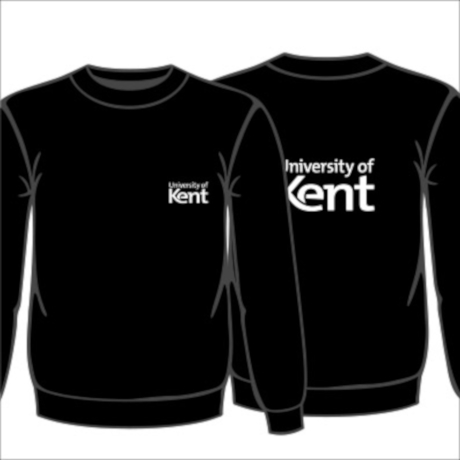 University of Kent Black Crewneck Sweatshirt