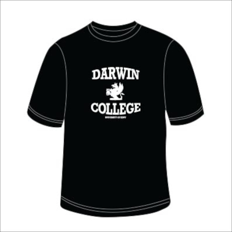 Darwin College Black Crewneck T-Shirt