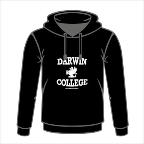 Darwin College Black Pullover Hoodie