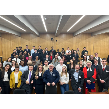 Law students in lecture hall