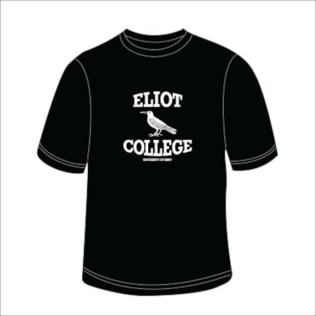 Eliot College Black Crewneck T-Shirt