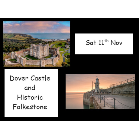 Dover Castle and Folkestone Harbour