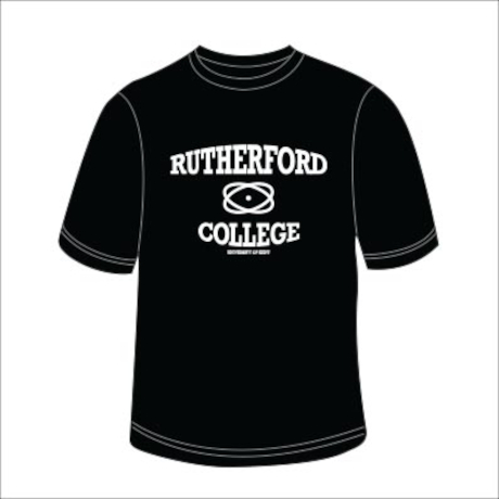 Rutherford College Black Crewneck T-Shirt