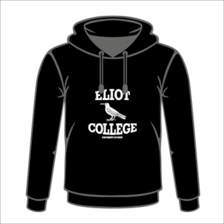 Eliot College Black Pullover Hoodie