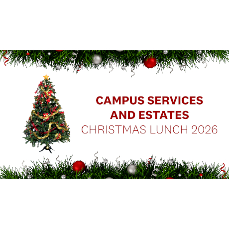 Picture of a Christmas tree - Campus Services & Estates Christmas Lunch 2026