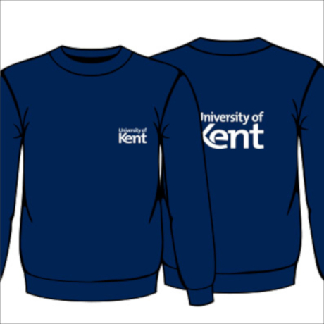 University of Kent Navy Crewneck Sweatshirt