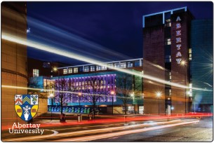 Abertay University Fridge Magnet