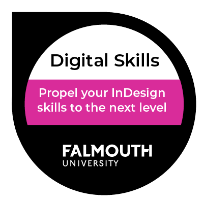 Adobe InDesign: Propel your skills to the next level  badge