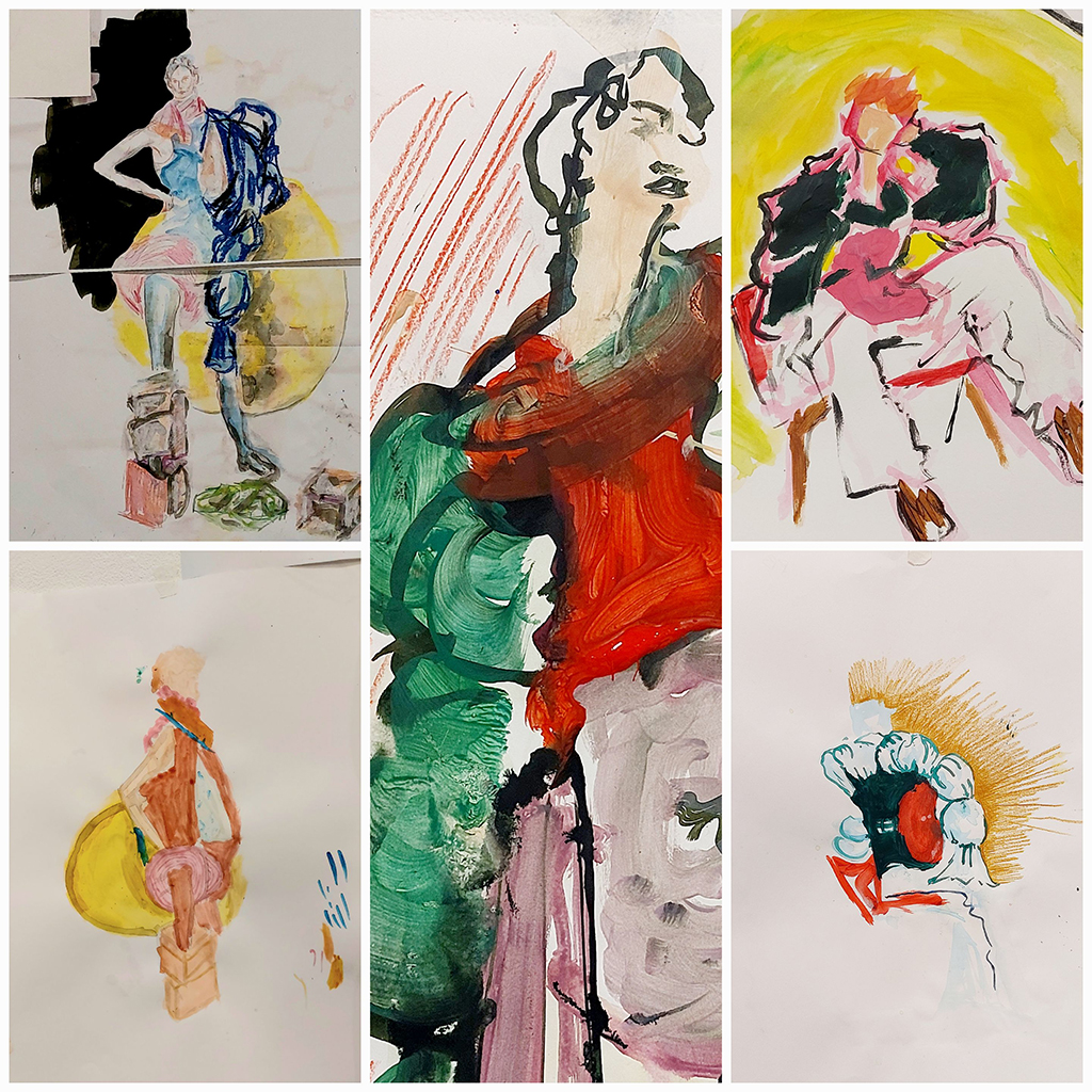 Drawing the clothed figure