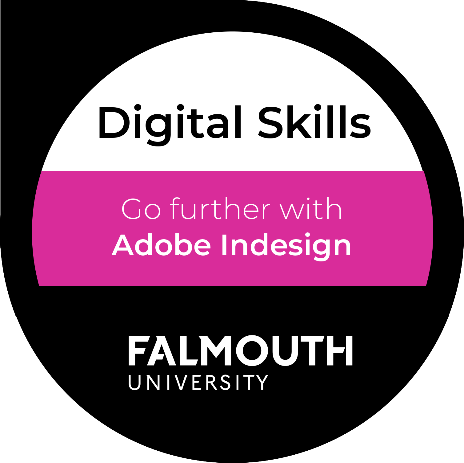 Go further with InDesign Badge