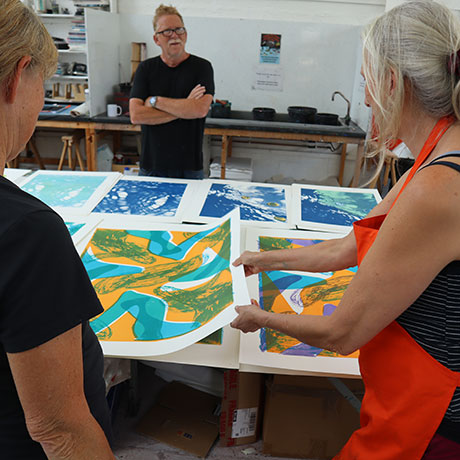 Large scale printmaking