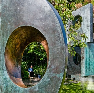 Image from The Tate The Garden at the Barbara Hepworth Museum and Sculpture Garden, St Ives, Cornwall