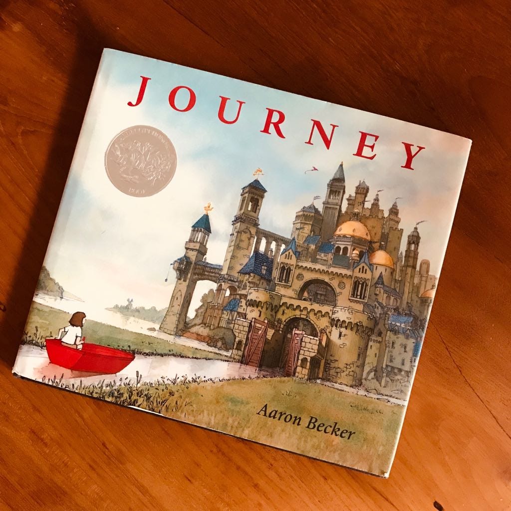 Book cover of 'Journey' by Aaron Becker