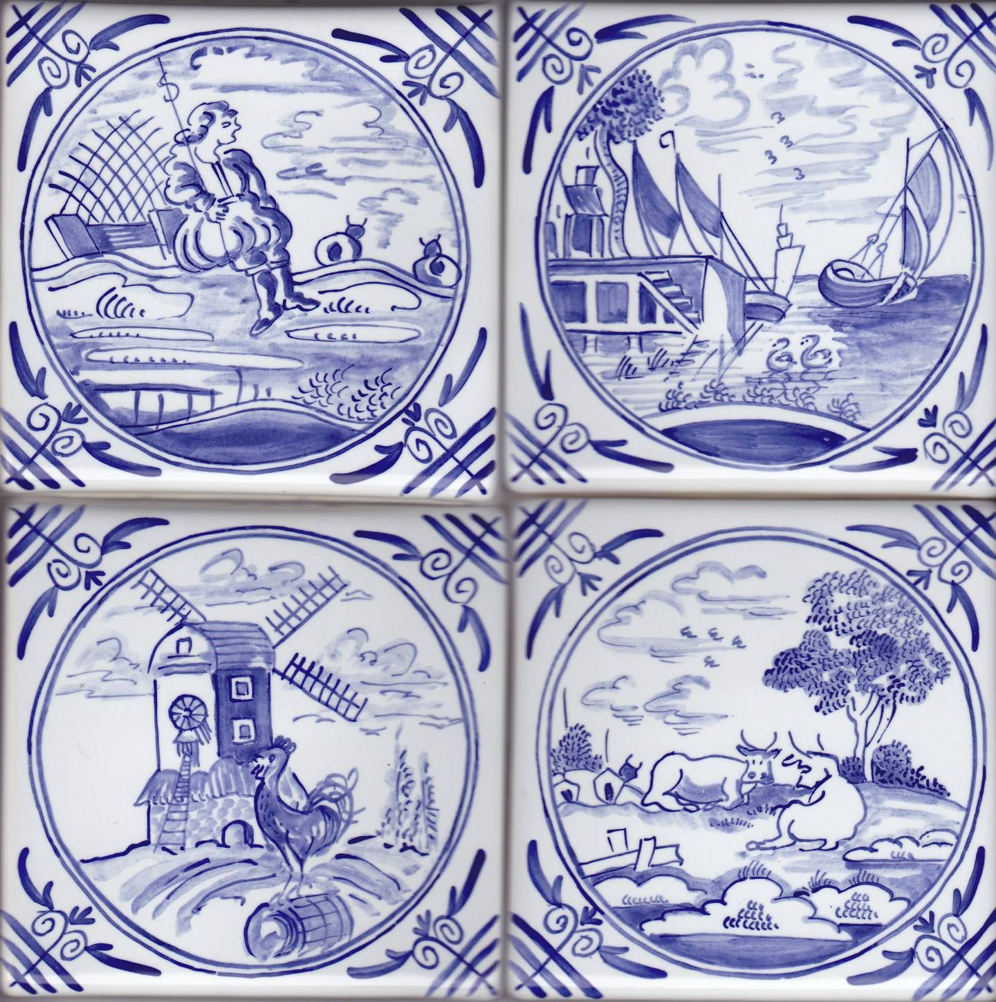 Blue and White delftware