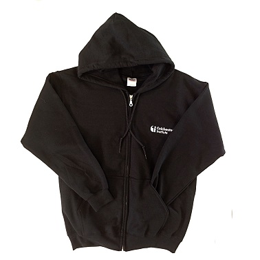 Black Hoodies with Colchester Institute Logo