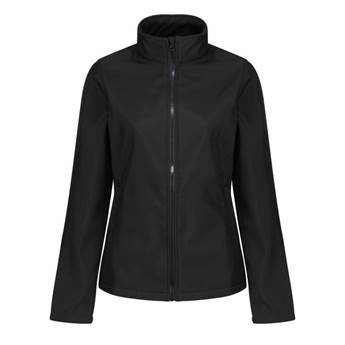 H&SC Black Womens Softshell Jacket