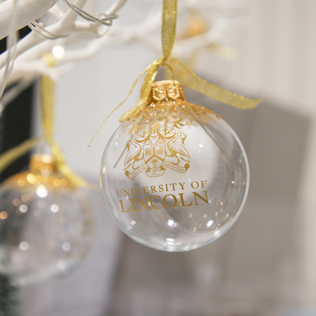 University of Lincoln Christmas Bauble - £6.99