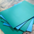 Japanese soft cut vinyl: blue/ green
