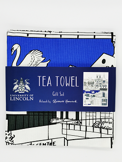 University of Lincoln Portrait Tea Towel - £8.99