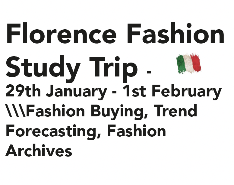 Florence Fashion Study Trip