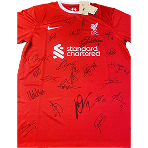 Win A Signed Liverpool Football Shirt!
