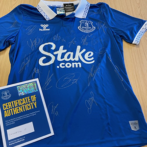 Win A Signed Everton Football Shirt!