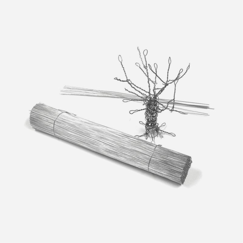 Florist Wire 30cm long - zinc coated - per 10 pieces