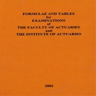 Actuarial Formulae & Tables (2nd ed) Hardback