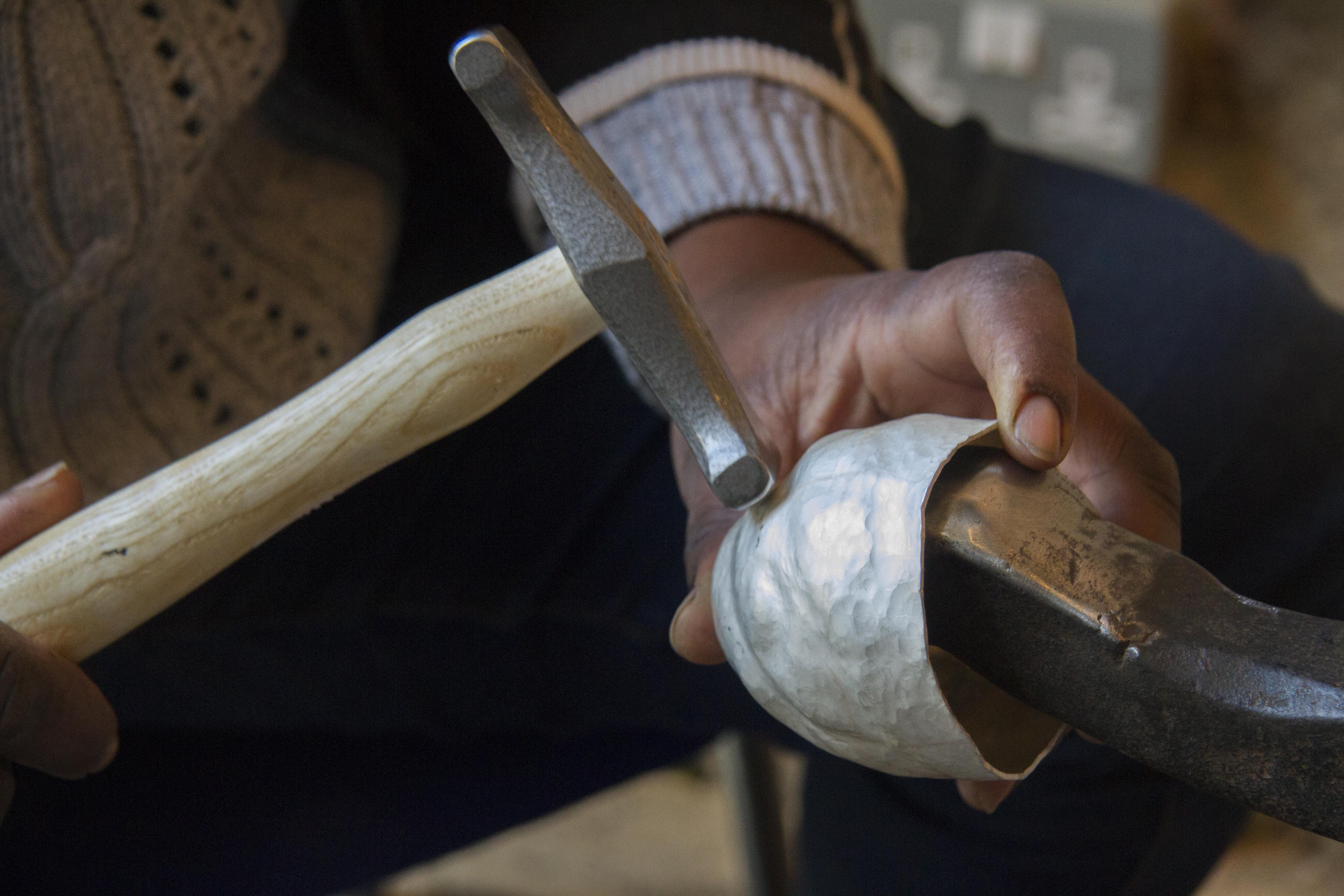 Silversmithing - Vessel raising