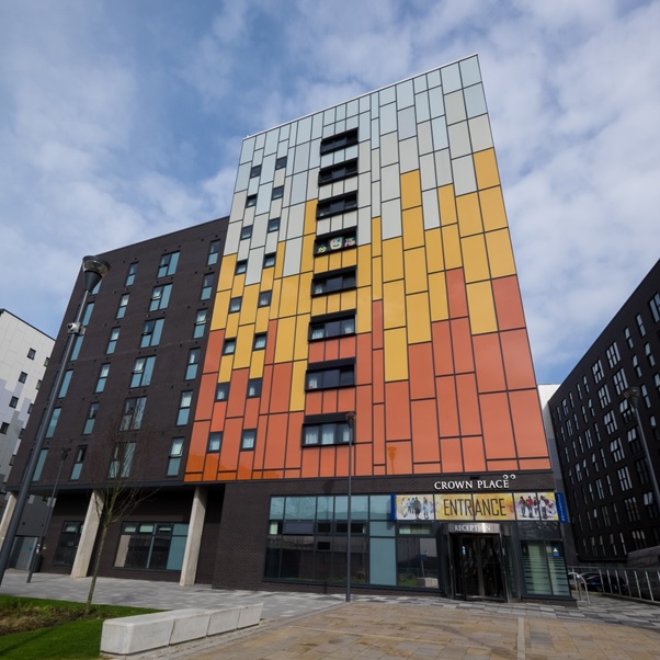 External of Crown Place