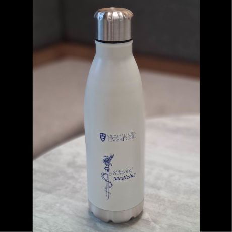 School of Medicine branded water bottle