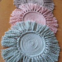 Macramé coaster