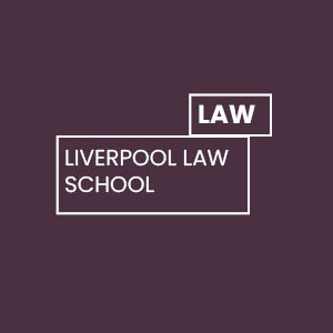 Liverpool Law School Purple Logo in box