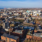 ariel view of university
