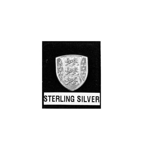 Sterling silver pin badge