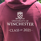 Class of 2021 hoodie - claret red