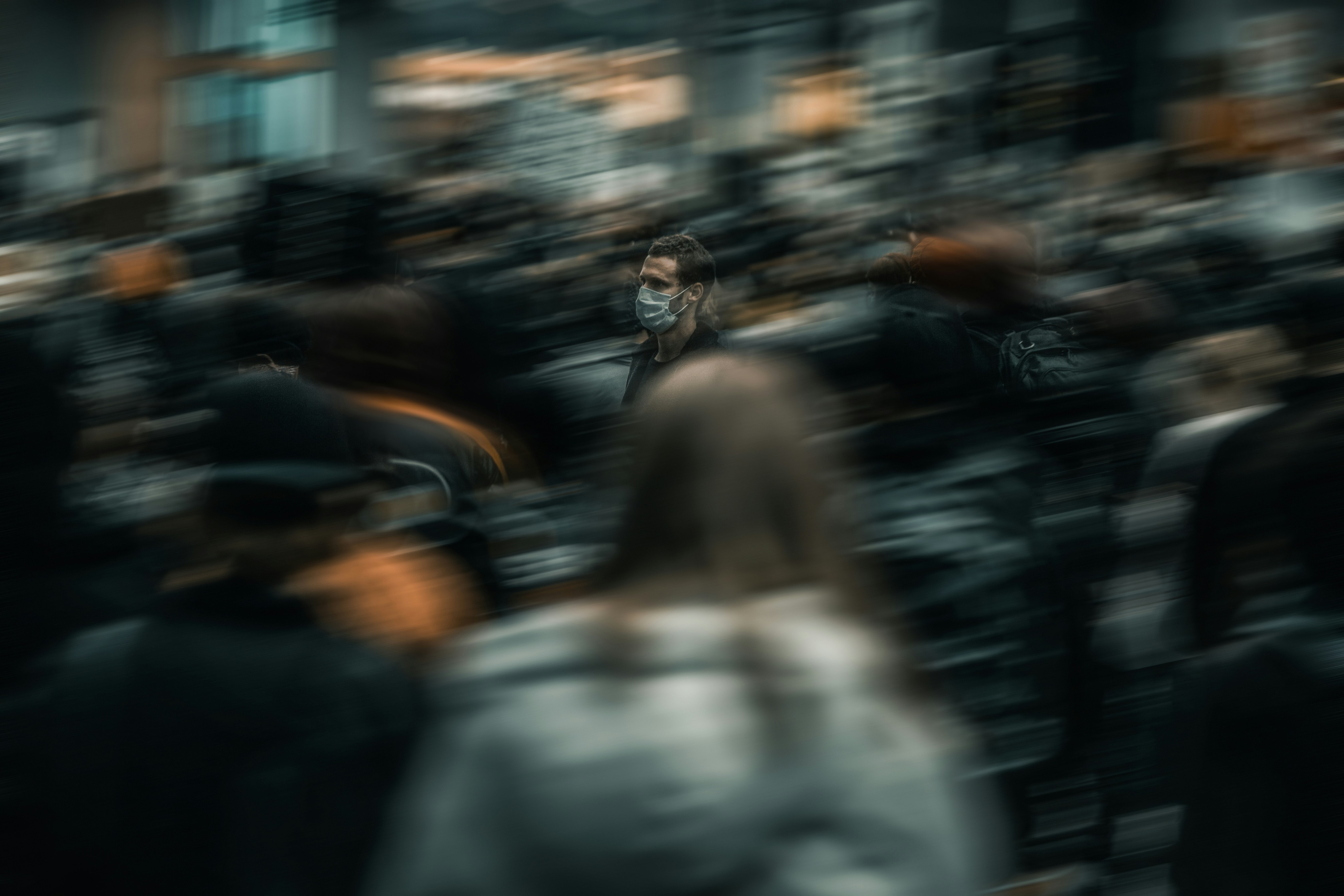 Alone in crowd