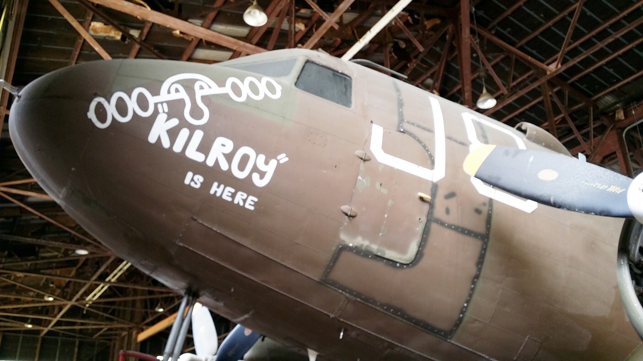 Douglas C-47D Skytrain Kilroy is here