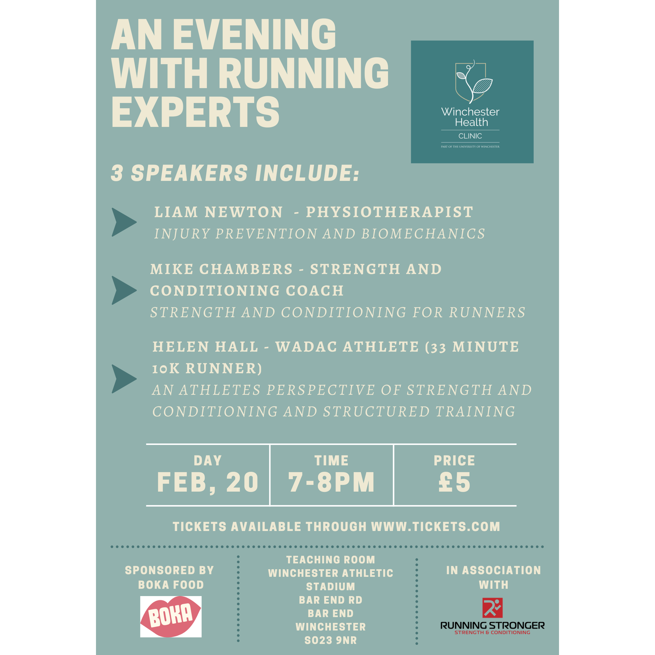 An Evening with Running Experts