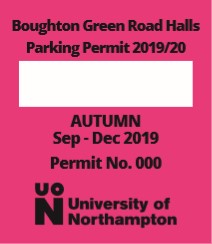 Scholars Green Road & Waterside (Car Park 3) Halls Parking Permits
