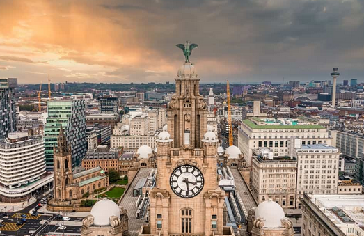 The city of Liverpool