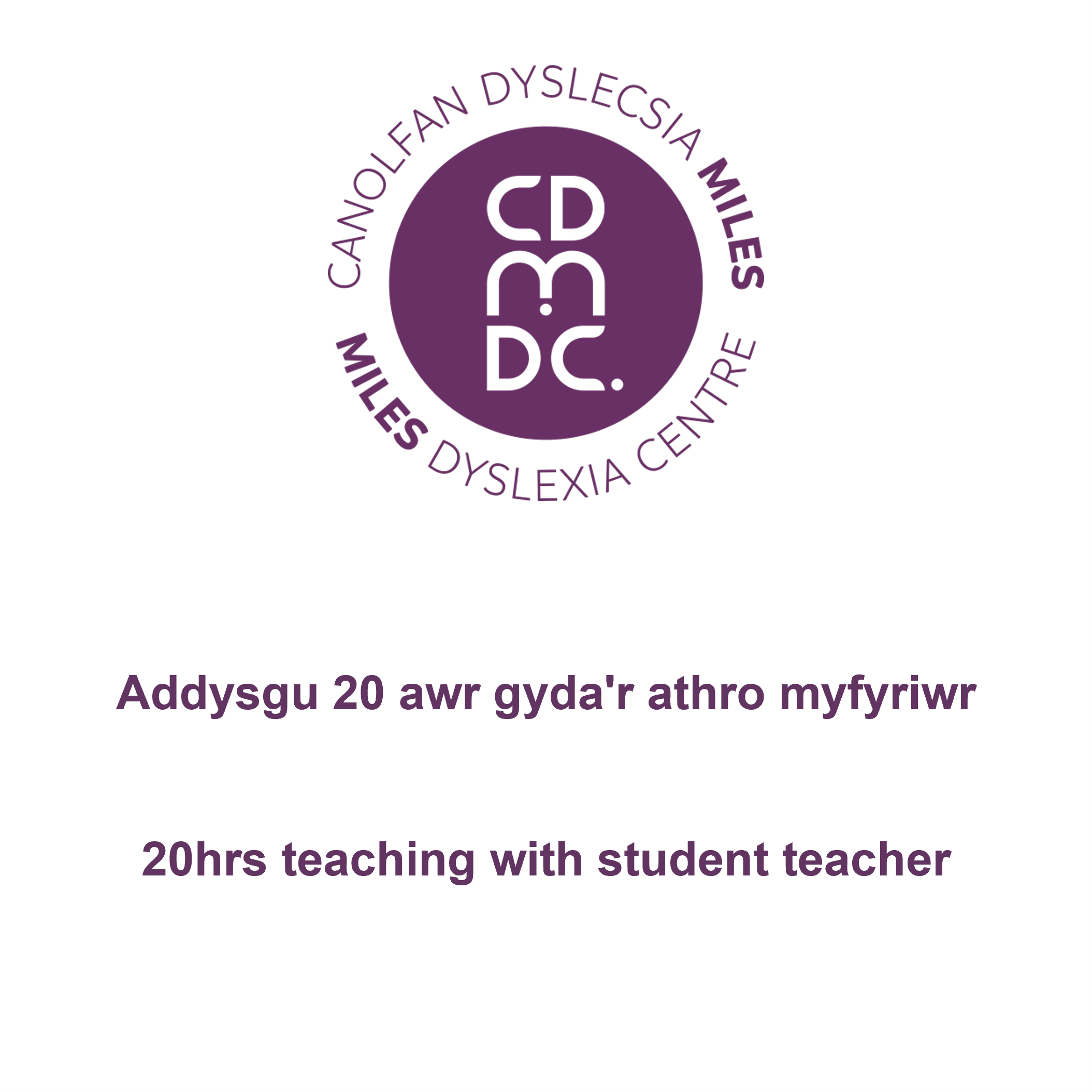 20hrs teaching with student teacher