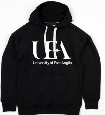 UEA Black Organic Hoody *Limited Edition* £30