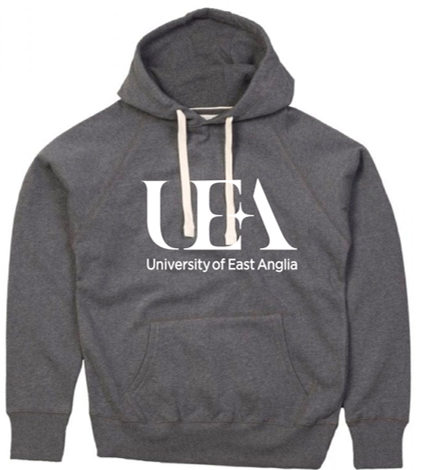 UEA Mélange Grey Organic Hoody *Limited Edition* £30