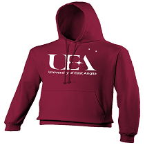 UEA Burgundy Hoody £20