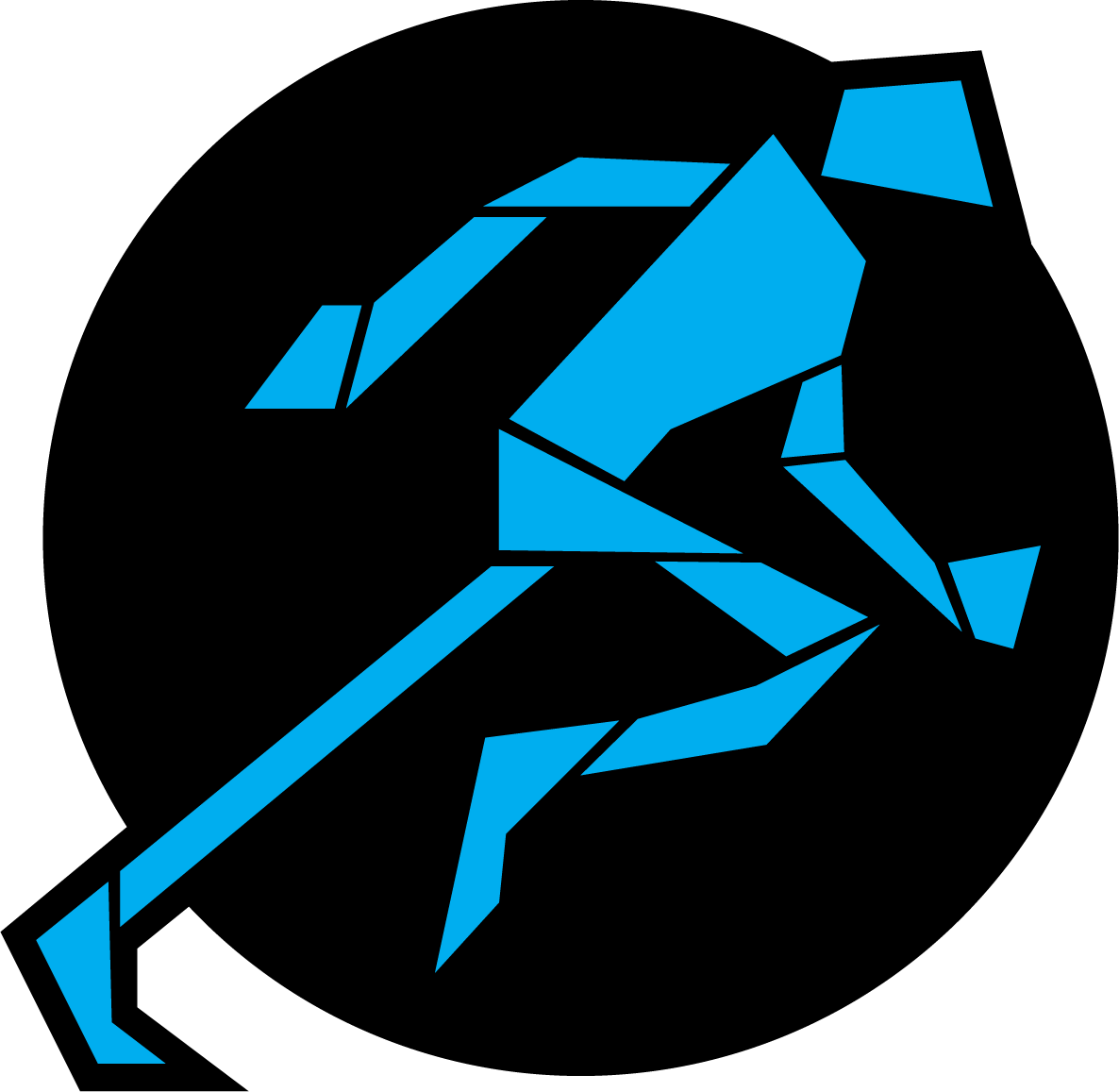 Blue Logo Man