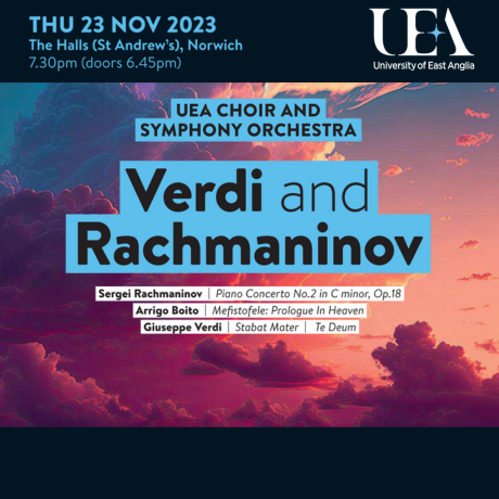 Verdi and Rachmaninov - Thursday 23 November 2023