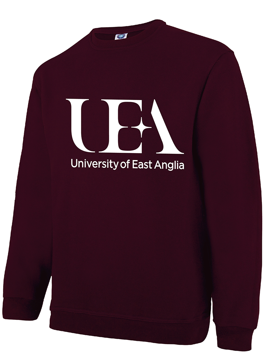 UEA Burgundy Sweatshirt £20