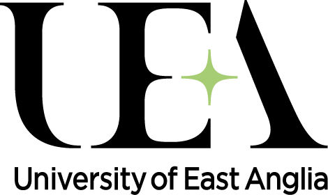 UEA logo with green glint